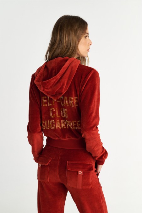 STRASS EMBELLISHED VELOUR JACKET-25833180-449