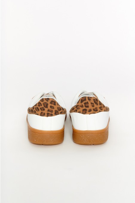 SNEAKERS WITH ANIMAL PRINT DETAIL-25839053-100