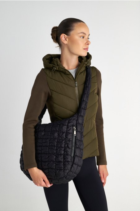 QUILTED SHOPPER BAG IN PUFFER STYLE-25839120-110