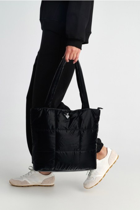 QUILTED SHOPPER BAG-25839137-110