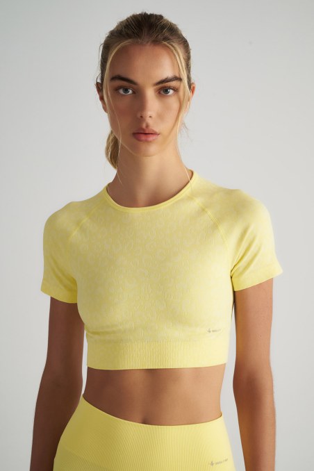 LEOPARD PRINTED SEAMLESS SPORTS CROPPED TOP-25848032-509