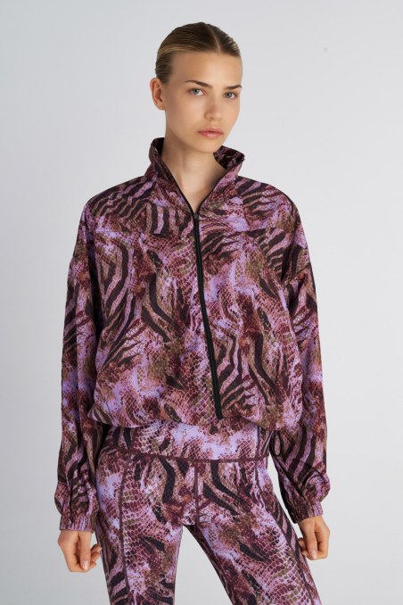 SNAKE PRINTED WATERPROOF SPORT JACKET-25863036-999