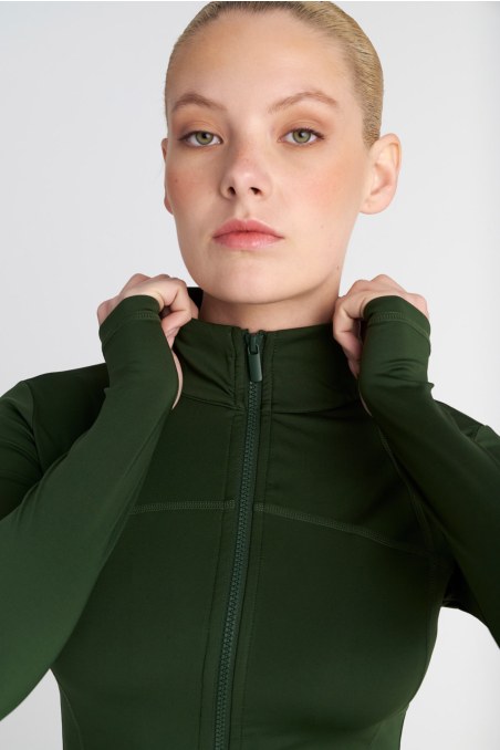 SPORTS CROPPED JACKET WITH THUMB DETAILS-25863039-996