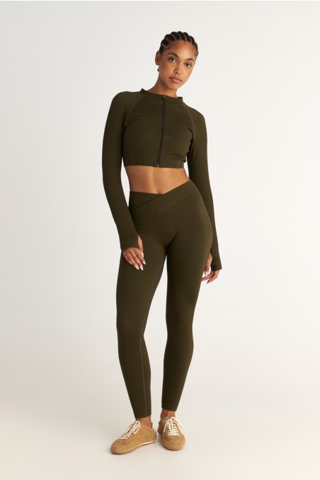 SEAMLESS HIGH-WAISTED SPORTS LEGGINGS-25865029-521