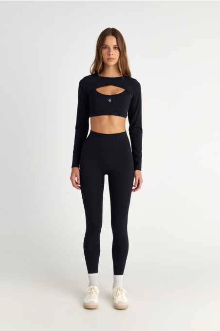 HIGH WAISTED LEGGINGS WITH SCRUNCH BACK DETAIL-25865030-110