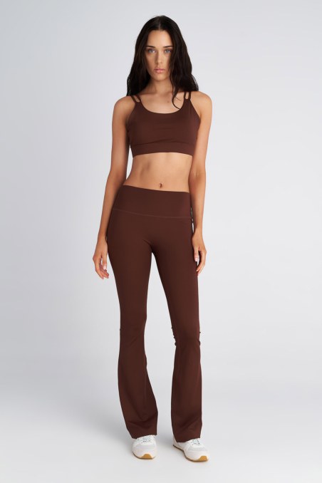 HIGH WAIST FLARED SPORTS LEGGINGS/PANTS-25865039-332