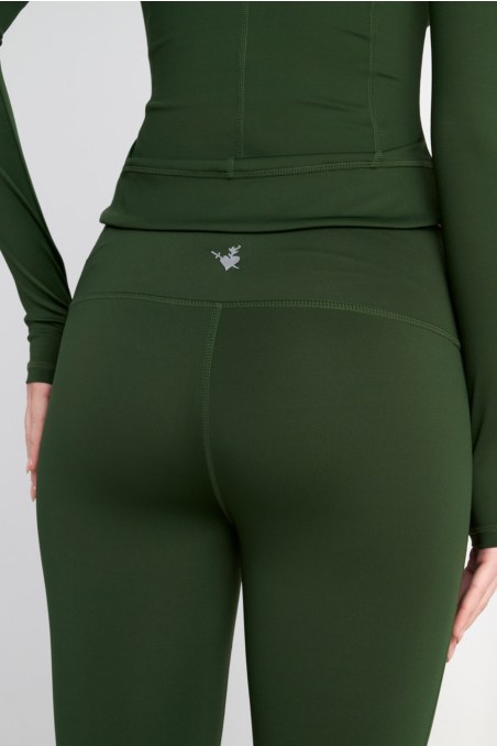 HIGH WAIST FLARED SPORTS LEGGINGS/PANTS-25865039-996