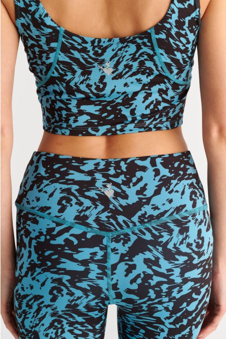 HIGH WAISTED PRINTED SPORTS LEGGINGS-25865040-413