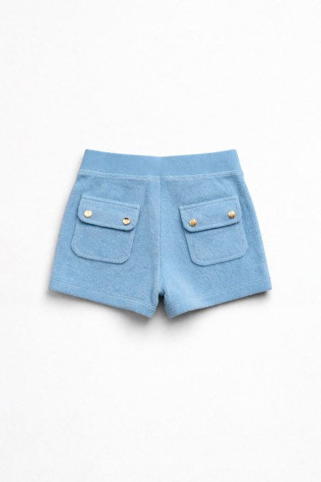 MONOCHROME TERRY SHORTS FOR GIRLS-26610001-987