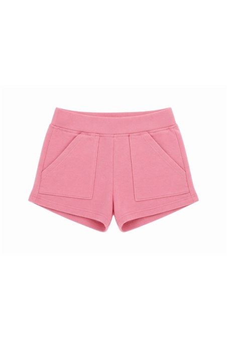 MONOCHROME COTTON SHORTS FOR GIRLS-26610051-710