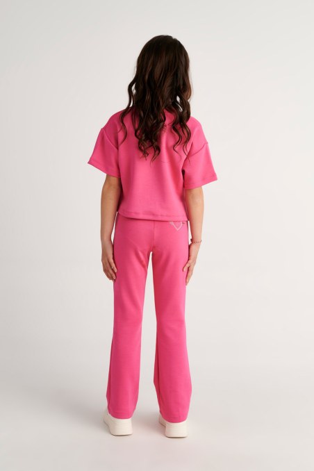 SOFT LIGHT TOUCH PANTS FOR GIRLS WITH FRONT OUTER SEAM-26611038-815
