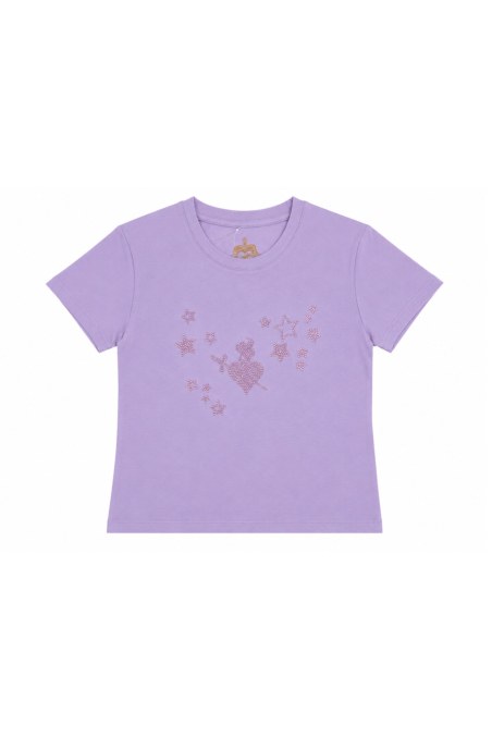 EMBELLISHED COTTON T-SHIRT FOR GIRLS-26612044-800