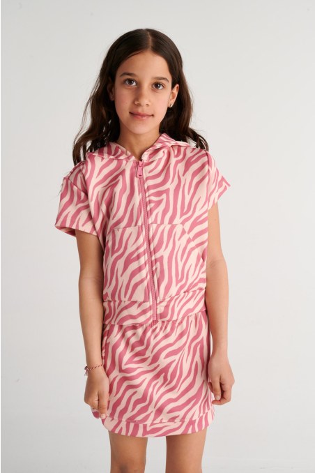 SOFT LIGHT TOUCH PRINTED MINI SKIRT FOR GIRLS-26614039-719