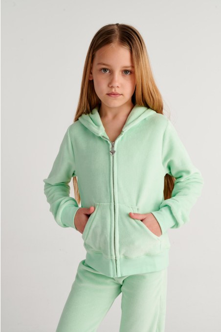 EMBELLISHED VELOUR TRACK SET FOR GIRLS-26618013-516