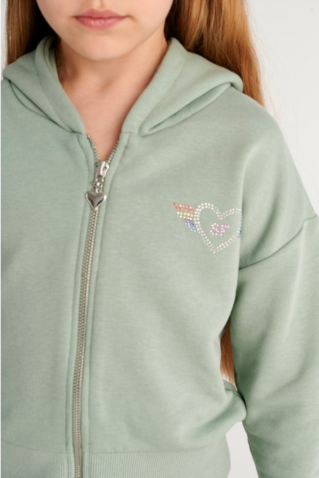 COLORFUL STRASS EMBELLISHED COTTON TRACK SET FOR GIRLS-26618019-870