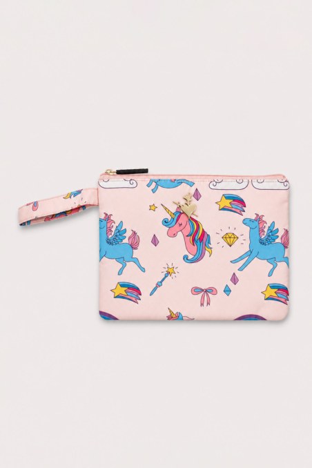 ZIPPED GIRLS BEACH POUCH-26619004-712