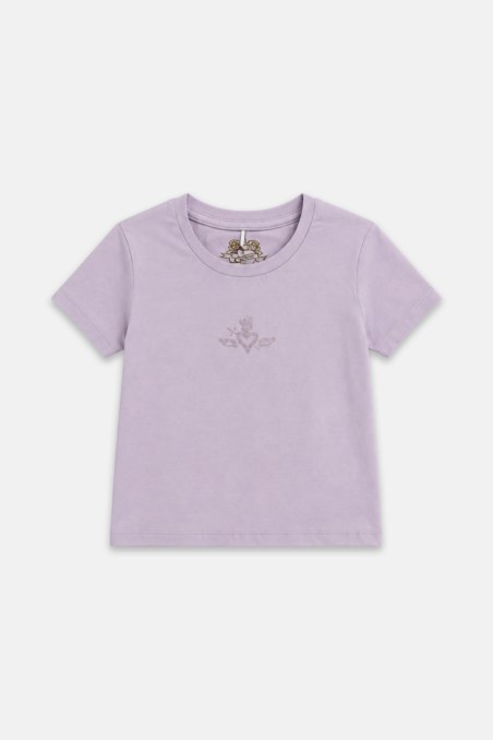 EMBELLISHED COTTON T-SHIRT FOR GIRLS-26632044-811