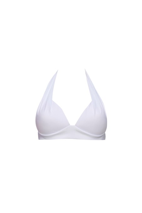 RECYCLED UNDERWIRED TRIANGLE SWIMWEAR BIKINI TOP-26801001-100