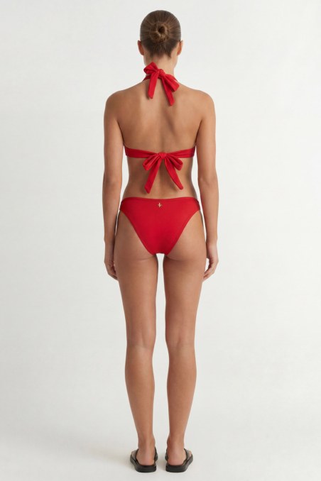 RECYCLED UNDERWIRED TRIANGLE SWIMWEAR BIKINI TOP-26801001-631
