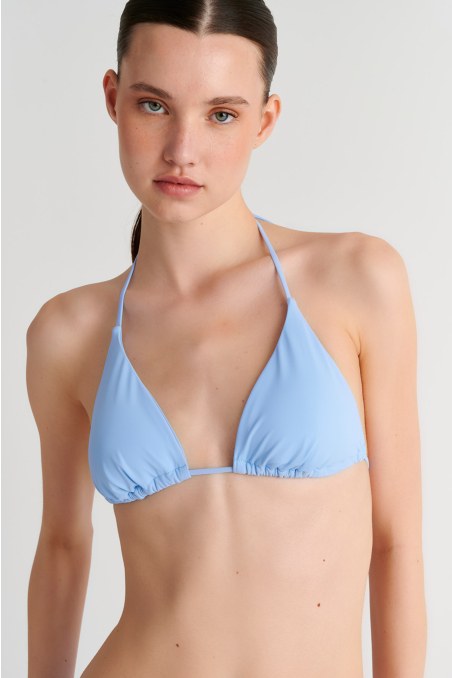 RECYCLED TRIANGLE SWIMWEAR BIKINI TOP-26801002-309