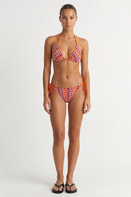 CROCHET TRIANGLE BIKINI TOP-26801017-999