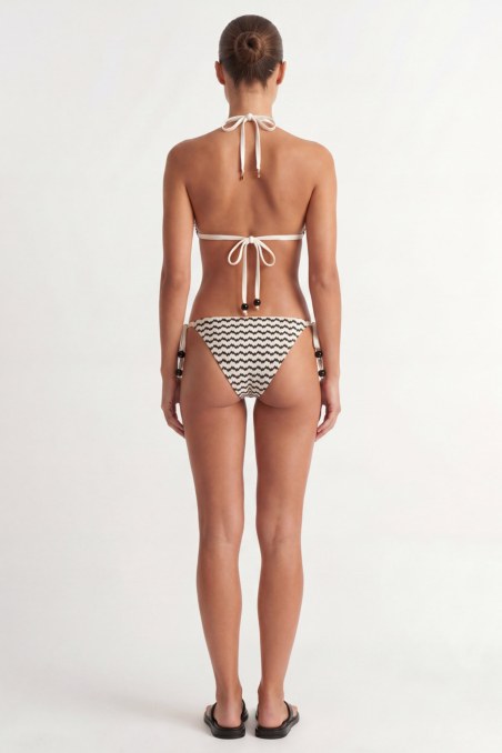 CROCHET TRIANGLE BIKINI TOP-26801025-999