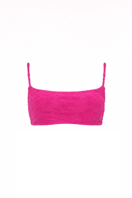 TEXTURED SWIMWEAR BIKINI CROP TOP-26801031-717