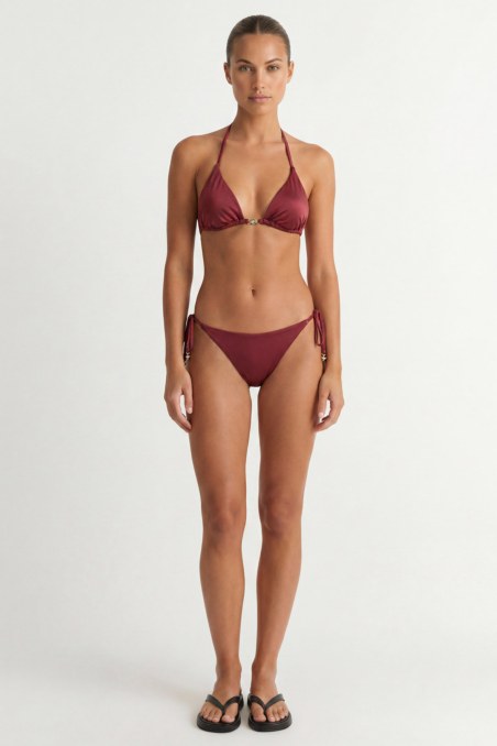 TRIANGLE BIKINI TOP WITH METAL ACCESSORY-26801039-927