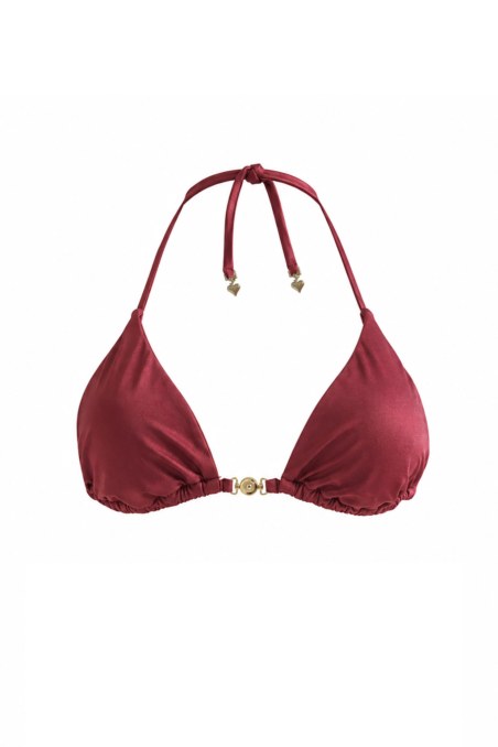 TRIANGLE BIKINI TOP WITH METAL ACCESSORY-26801039-927