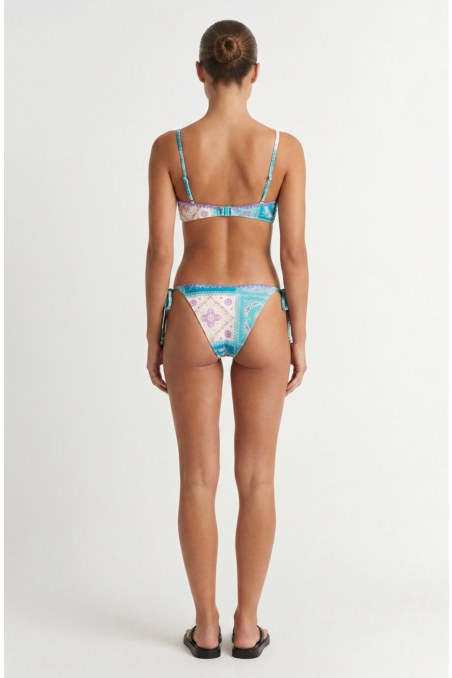 PRINTED STRAPLESS PUSH-UP SWIMWEAR BIKINI TOP-26801040-944