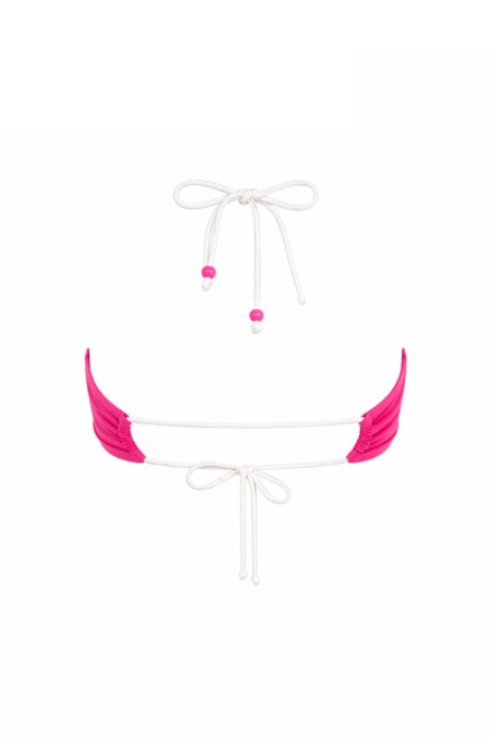 MONOCHROME TRIANGLE SWIMWEAR BIKINI TOP-26801043-713