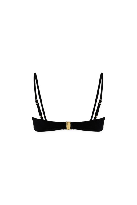 FAUX PEARL-EMBELLISHED STRAPLESS SWIMWEAR BIKINI TOP-26801046-110