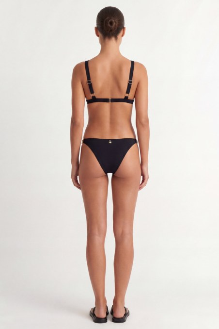 SWIMWEAR TRIANGLE BIKINI TOP WITH METAL ACCESSORY-26801050-110