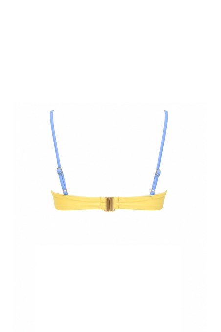 TWO-TONE UNDERWIRE SWIMWEAR BIKINI TOP-26801072-509