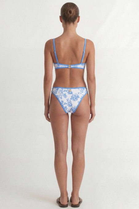 FLORAL PRINTED SWIMWEAR BIKINI CROP TOP-26801075-420