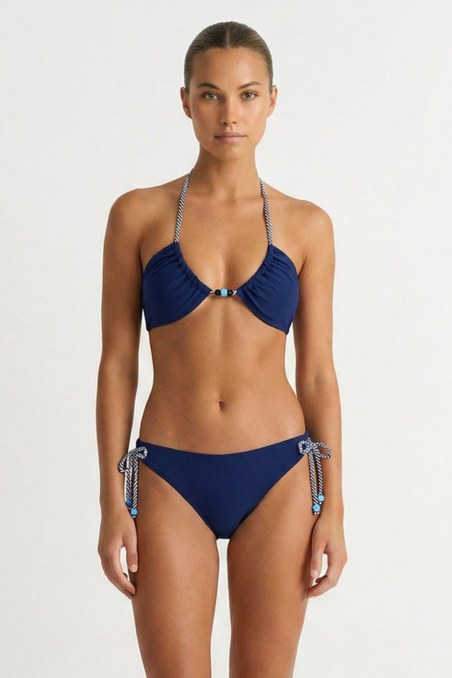 MONOCHROME TRIANGLE SWIMWEAR BIKINI TOP-26801085-426