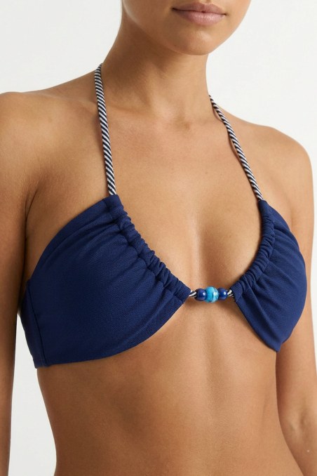 MONOCHROME TRIANGLE SWIMWEAR BIKINI TOP-26801085-426