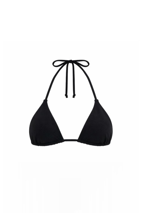 TRIANGLE BIKINI TOP WITH DECORATIVE BEADED BACK DETAIL-26801106-110