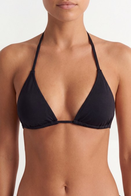 TRIANGLE BIKINI TOP WITH DECORATIVE BEADED BACK DETAIL-26801106-110