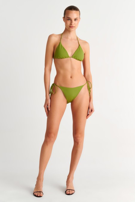 RECYCLED TIE-SIDE SWIMWEAR BIKINI BOTTOM-26802006-938