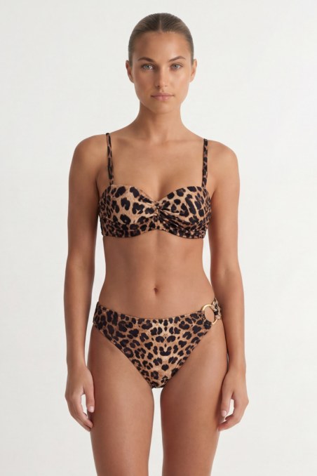 LEOPARD PRINTED BIKINI BOTTOM WITH METAL ACCESSORY-26802014-331