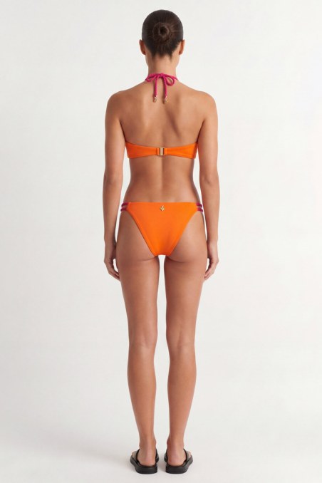 MONOCHROME SWIMWEAR BIKINI BOTTOM WITH CUT-OUT DETAIL-26802019-611