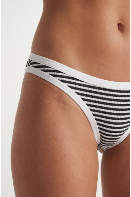 BRAZILIAN STRIPED BIKINI BOTTOM-26802026-102