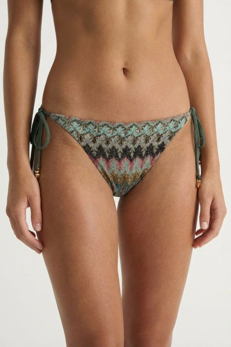 CROCHET SWIMWEAR TIE-SIDE BIKINI SLIP-26802037-908