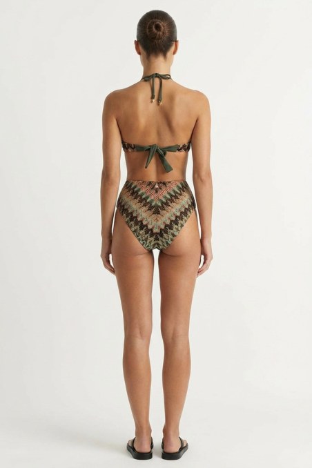 HIGH WAISTED CROCHET SWIMWEAR BIKINI SLIP-26802038-908