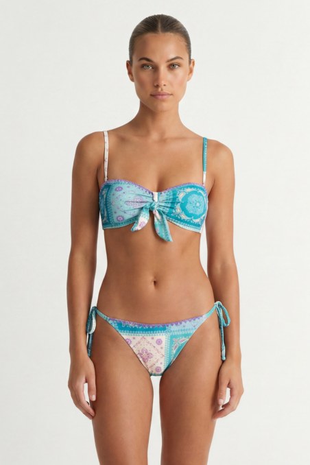 PRINTED BRAZILIAN TIE-SIDE BIKINI BOTTOM-26802040-944