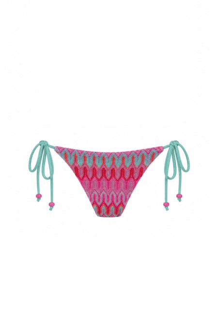 CROCHET SWIMWEAR TIE-SIDE BIKINI SLIP-26802042-529