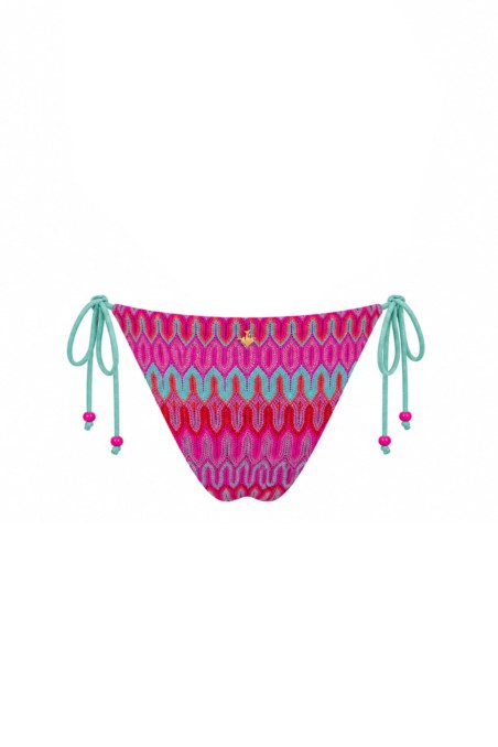 CROCHET SWIMWEAR TIE-SIDE BIKINI SLIP-26802042-529
