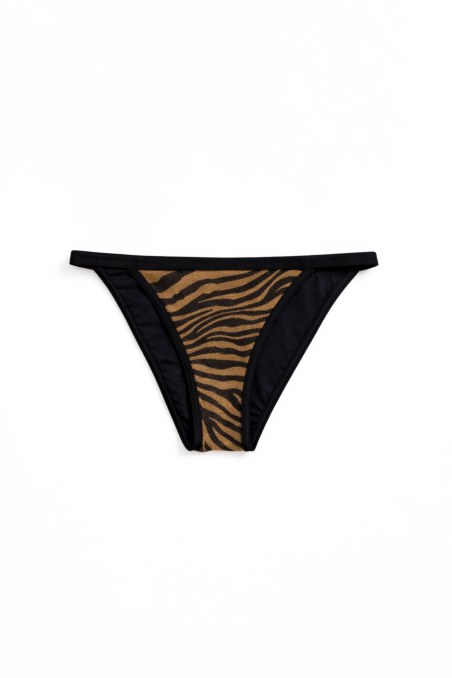 ZEBRA PRINTED SWIMWEAR BIKINI SLIP-26802052-303