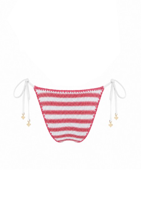 CROCHET SWIMWEAR TIE-SIDE BIKINI SLIP-26802065-910